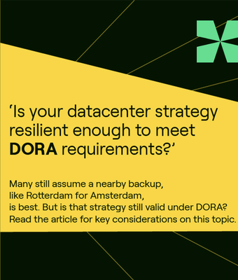 Dora resilient DC strategy